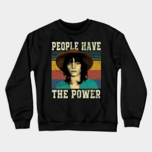 Patti Smith's Legacy A Visual Tribute Crewneck Sweatshirt